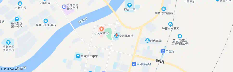 天津宁河体育馆_公交站地图_天津公交_妙搜公交查询2024