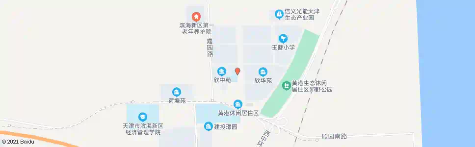 天津欣嘉园第一小学_公交站地图_天津公交_妙搜公交查询2024