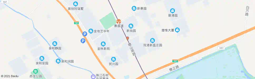 天津景茗道_公交站地图_天津公交_妙搜公交查询2024