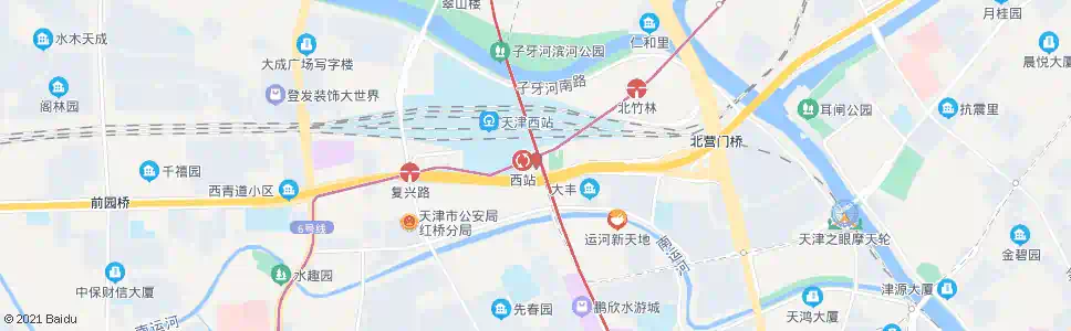 天津西站公交站_公交站地图_天津公交_妙搜公交查询2024