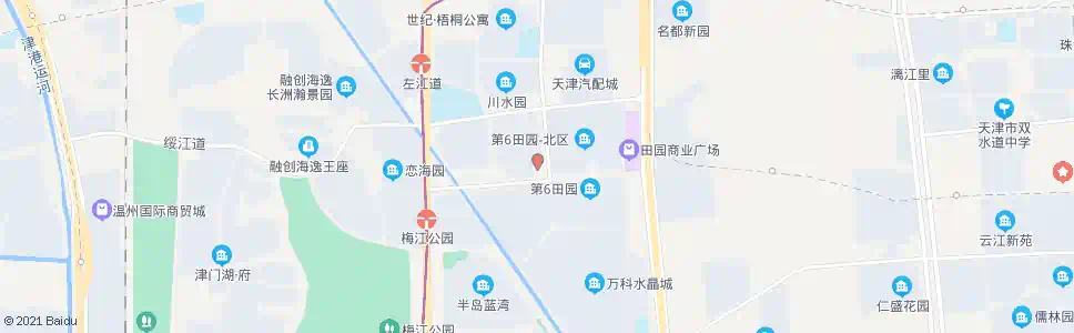 天津梅江南公交站_公交站地图_天津公交_妙搜公交查询2024