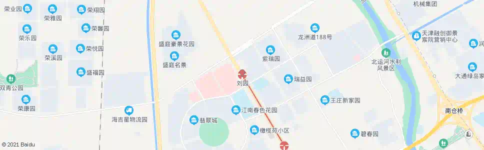 天津刘园地铁站_公交站地图_天津公交_妙搜公交查询2024