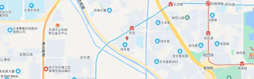 天津南开村_公交站地图_天津公交_妙搜公交查询2024