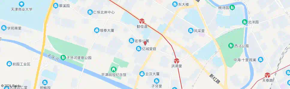 天津通富里_公交站地图_天津公交_妙搜公交查询2024