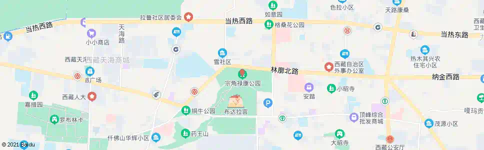 拉萨龙王潭站_公交站地图_拉萨公交_妙搜公交查询2024