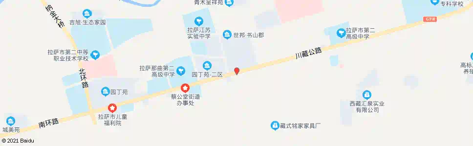 拉萨嘎其热站_公交站地图_拉萨公交_妙搜公交查询2024