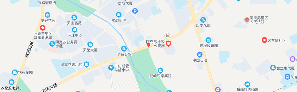 阿克苏乌喀路(南)_公交站地图_阿克苏公交_妙搜公交查询2024