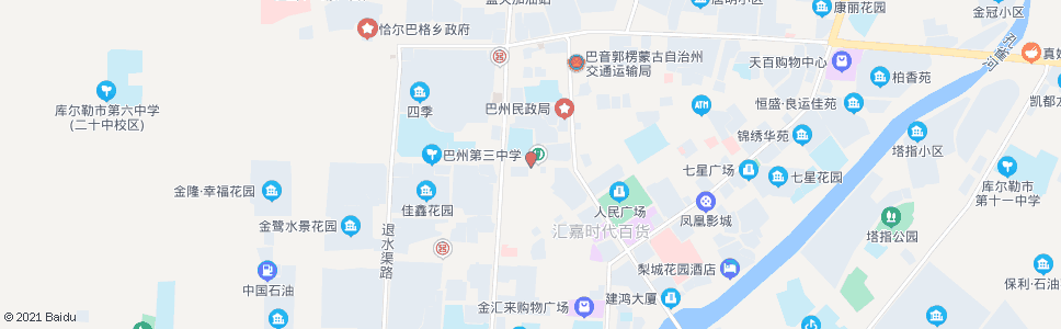 巴音郭楞市一小_公交站地图_巴音郭楞公交_妙搜公交查询2024