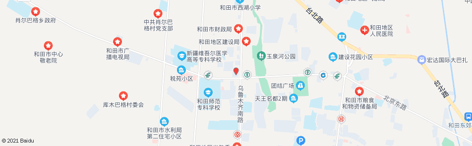 和田市政府_公交站地图_和田公交_妙搜公交查询2024