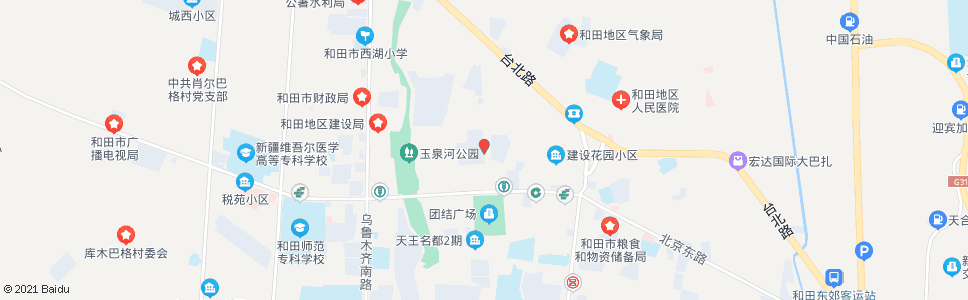 和田三中_公交站地图_和田公交_妙搜公交查询2024