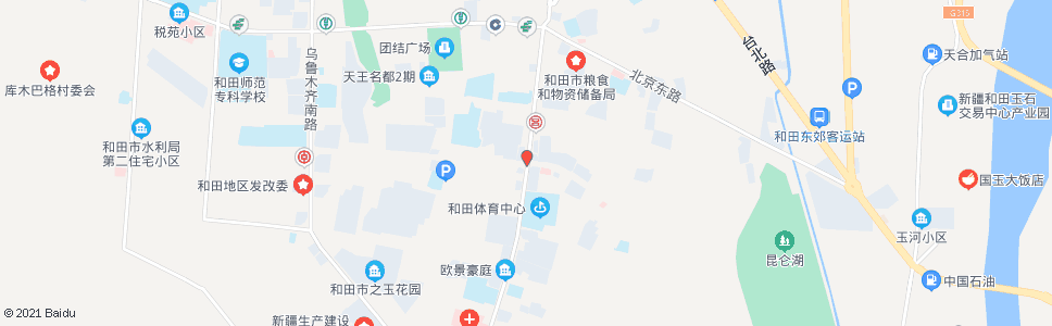 和田市粮食局_公交站地图_和田公交_妙搜公交查询2024