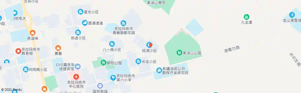 克拉玛依拓湖新村_公交站地图_克拉玛依公交_妙搜公交查询2024