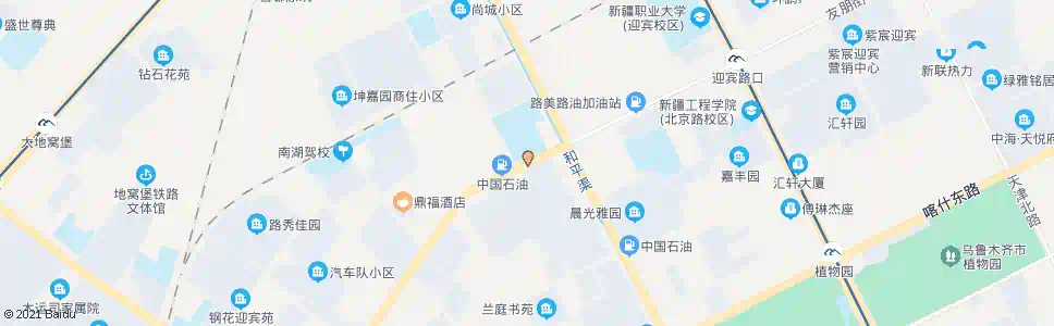 乌鲁木齐轻机厂_公交站地图_乌鲁木齐公交_妙搜公交查询2024