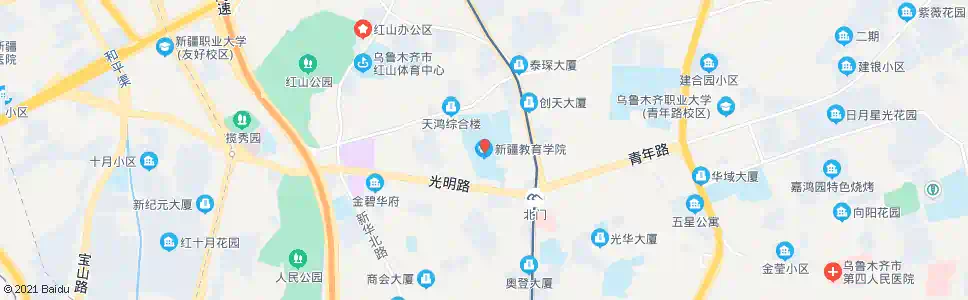 乌鲁木齐教育学院_公交站地图_乌鲁木齐公交_妙搜公交查询2024