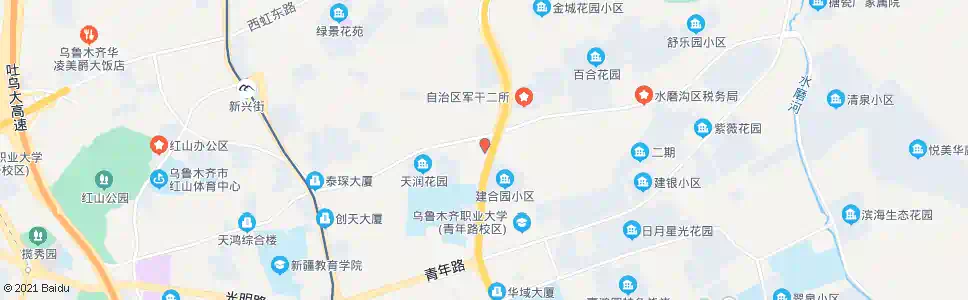 乌鲁木齐五星路建工医院_公交站地图_乌鲁木齐公交_妙搜公交查询2024