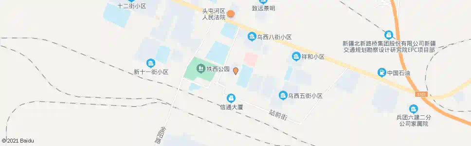 乌鲁木齐火车西站_公交站地图_乌鲁木齐公交_妙搜公交查询2024