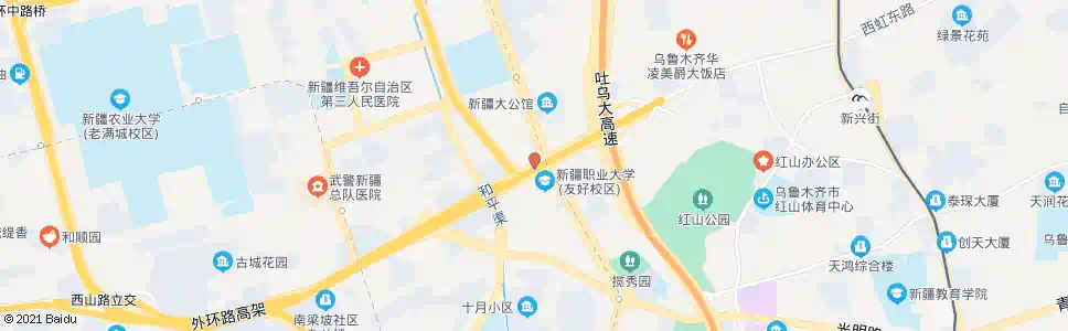 乌鲁木齐西虹路_公交站地图_乌鲁木齐公交_妙搜公交查询2024