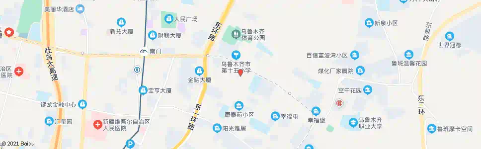 乌鲁木齐幸福一街_公交站地图_乌鲁木齐公交_妙搜公交查询2024