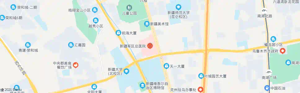 乌鲁木齐军区牛奶场_公交站地图_乌鲁木齐公交_妙搜公交查询2024