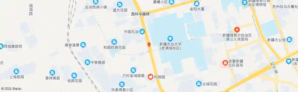 乌鲁木齐农六师小区_公交站地图_乌鲁木齐公交_妙搜公交查询2024