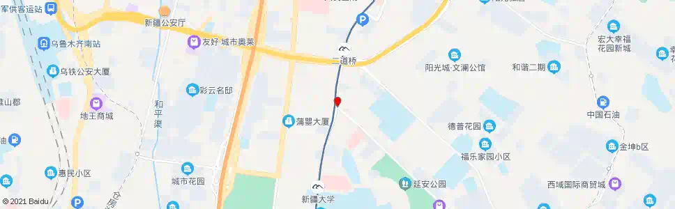 乌鲁木齐延安路_公交站地图_乌鲁木齐公交_妙搜公交查询2024