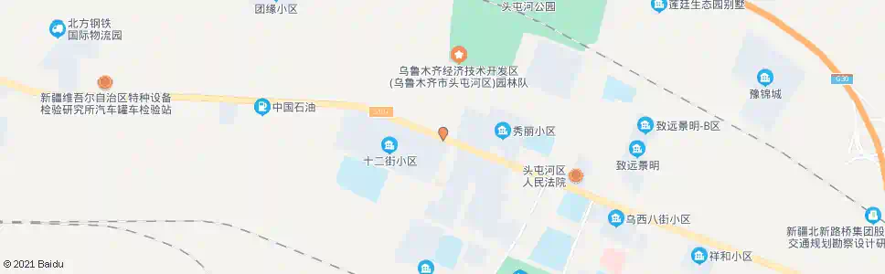 乌鲁木齐机务段西街_公交站地图_乌鲁木齐公交_妙搜公交查询2024