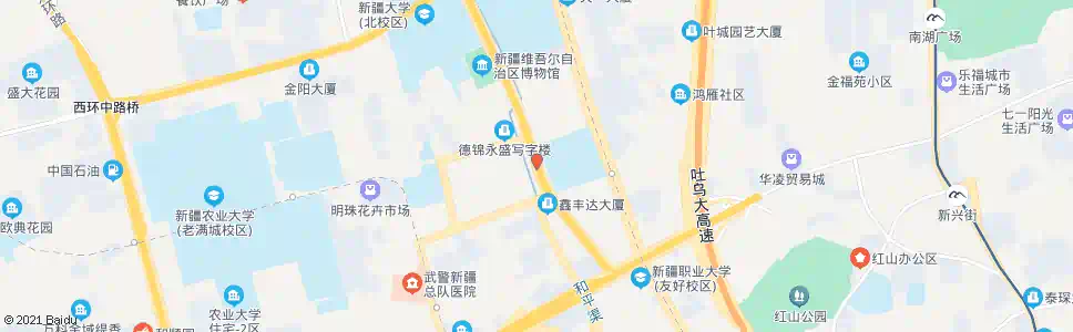 乌鲁木齐哈密路_公交站地图_乌鲁木齐公交_妙搜公交查询2024