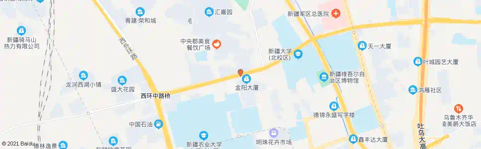 乌鲁木齐金阳小区_公交站地图_乌鲁木齐公交_妙搜公交查询2024