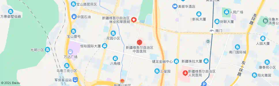 乌鲁木齐区中医院_公交站地图_乌鲁木齐公交_妙搜公交查询2024