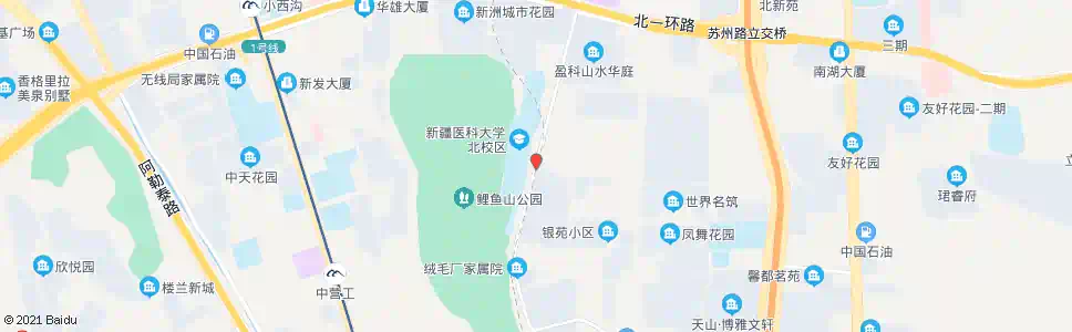 乌鲁木齐花园小区_公交站地图_乌鲁木齐公交_妙搜公交查询2024