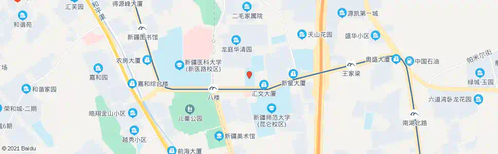 乌鲁木齐六十六中分校_公交站地图_乌鲁木齐公交_妙搜公交查询2024