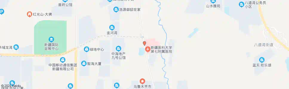 乌鲁木齐七道湾_公交站地图_乌鲁木齐公交_妙搜公交查询2024