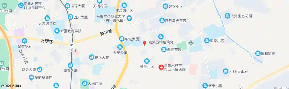 乌鲁木齐兵二东门_公交站地图_乌鲁木齐公交_妙搜公交查询2024