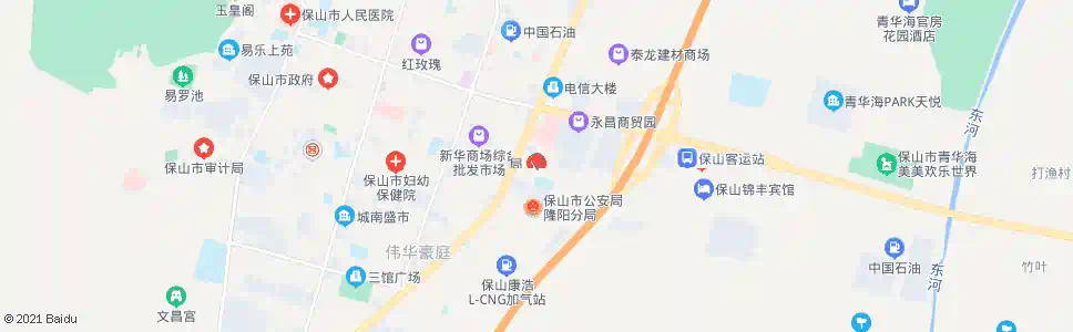 保山隆阳区卫生院_公交站地图_保山公交_妙搜公交查询2024