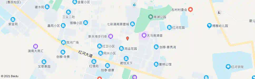 红河世纪花园_公交站地图_红河公交_妙搜公交查询2024