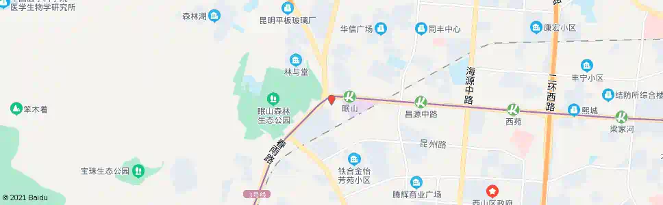 昆明公交岷山车场_公交站地图_昆明公交_妙搜公交查询2024