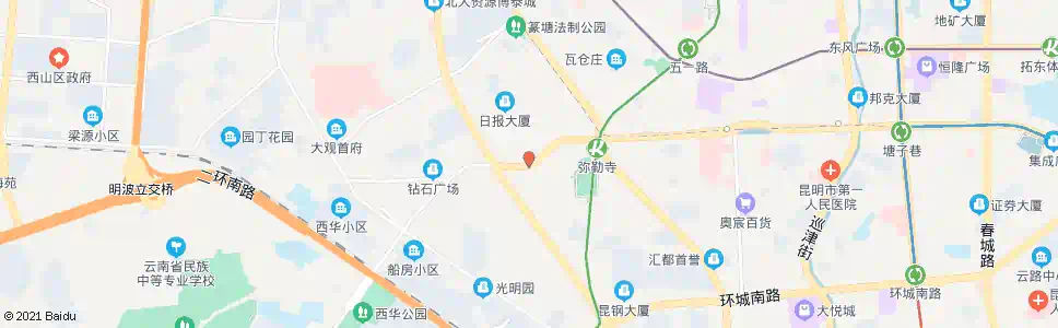 昆明永乐路口(西坝路)_公交站地图_昆明公交_妙搜公交查询2024