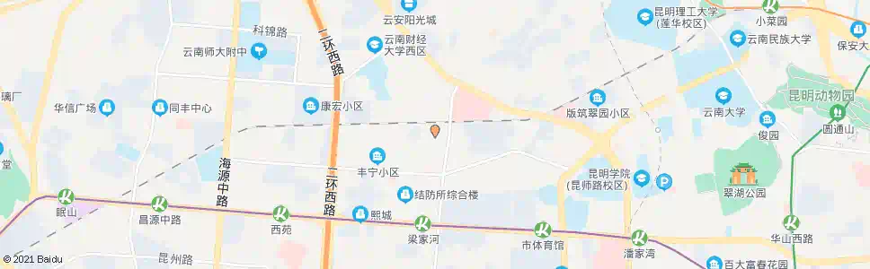 昆明春晖小区_公交站地图_昆明公交_妙搜公交查询2024