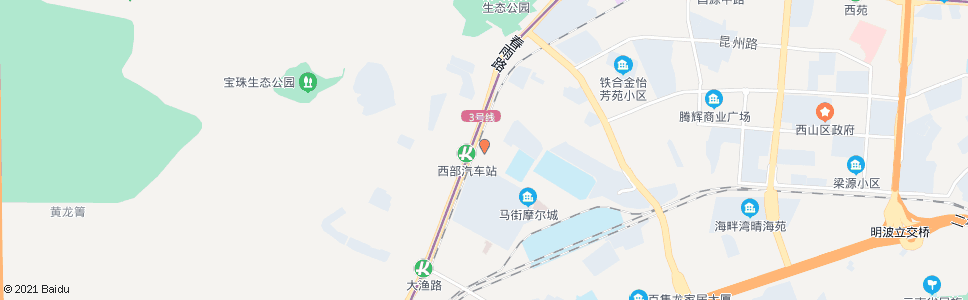 昆明马街(西部客运站)_公交站地图_昆明公交_妙搜公交查询2024