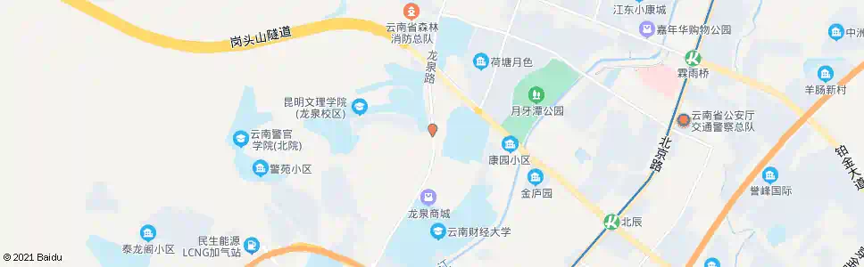 昆明高教巷口龙泉路_公交站地图_昆明公交_妙搜公交查询2024