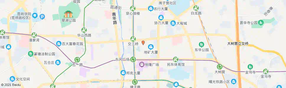 昆明白塔路口(昆明市实验中学)_公交站地图_昆明公交_妙搜公交查询2024