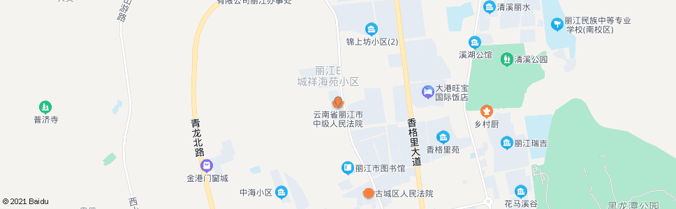 丽江市中级法院_公交站地图_丽江公交_妙搜公交查询2024