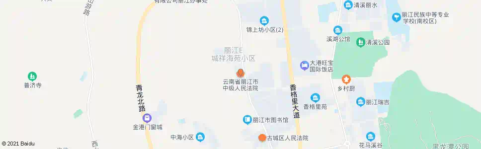 丽江市中级法院_公交站地图_丽江公交_妙搜公交查询2024