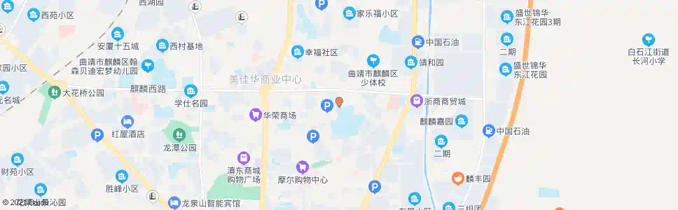 曲靖麒麟小学_公交站地图_曲靖公交_妙搜公交查询2024