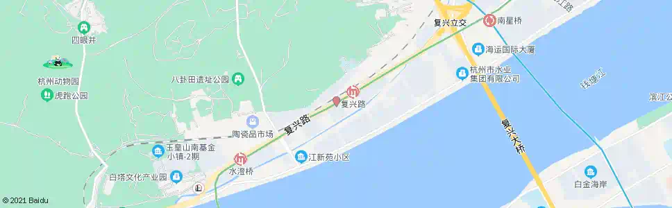 杭州海月桥_公交站地图_杭州公交_妙搜公交查询2024