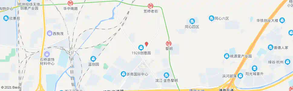 杭州城镇职高_公交站地图_杭州公交_妙搜公交查询2024