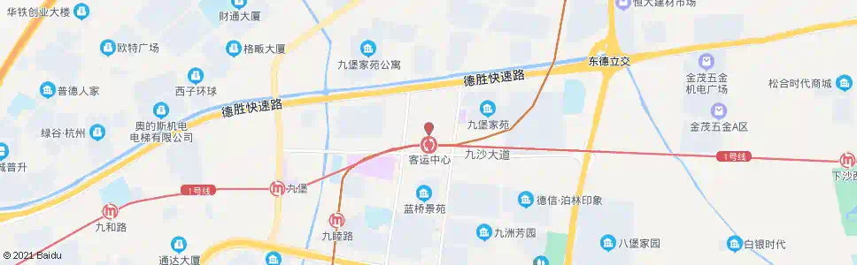 杭州中市场_公交站地图_杭州公交_妙搜公交查询2024