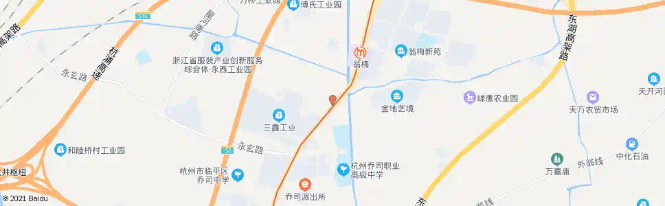 杭州永东村_公交站地图_杭州公交_妙搜公交查询2024