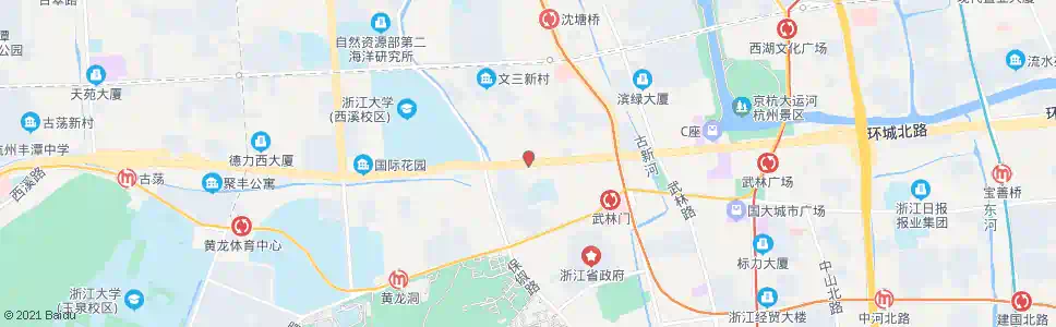 杭州八字桥_公交站地图_杭州公交_妙搜公交查询2024