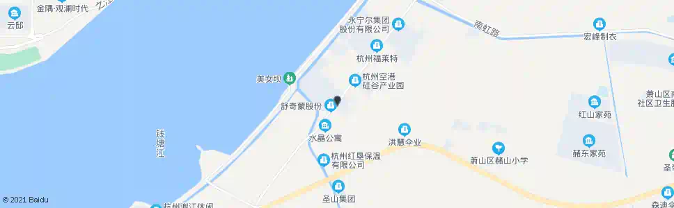 杭州赭山路口_公交站地图_杭州公交_妙搜公交查询2024